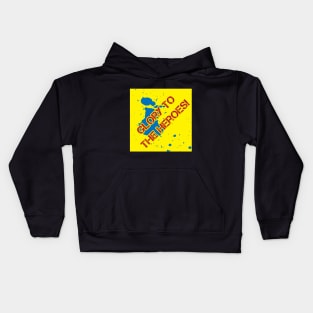 Glory to the heroes, Stand with Ukraine Kids Hoodie